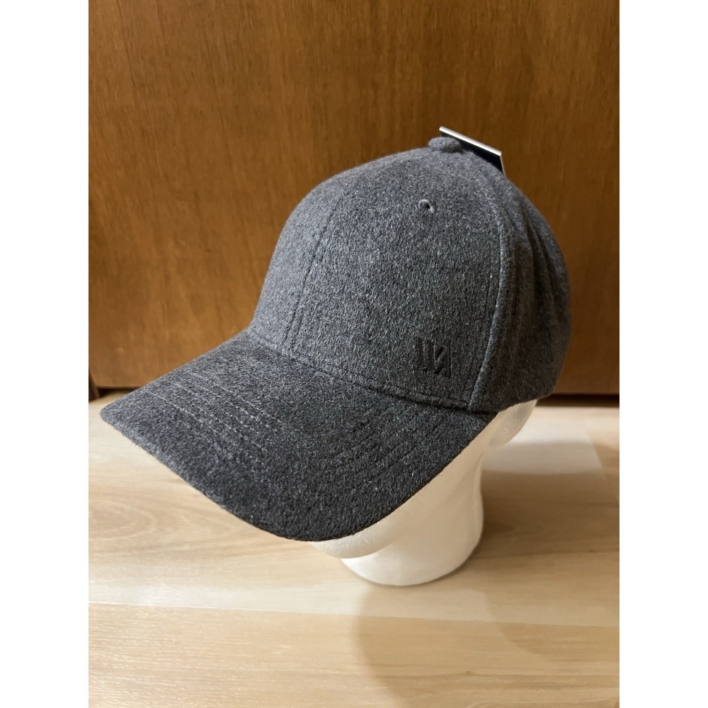NWT VRST Mens Flannel‎ Strapback Cap Charcoal Gray Heather Hat Soft Adjustable